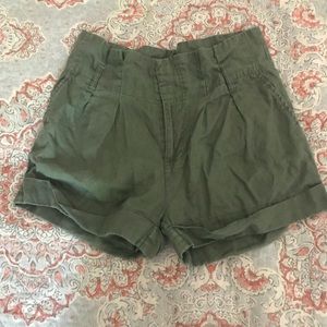 Paper-bag Waist Shorts